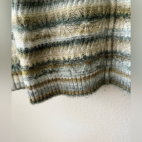 BDG Urban Outfitters Striped Textured Wool Blend Slouchy Sweater Women's Size S - Picture 8 of 12
